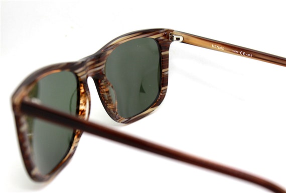 HENKO square rectangular classic sunglasses man t… - image 9