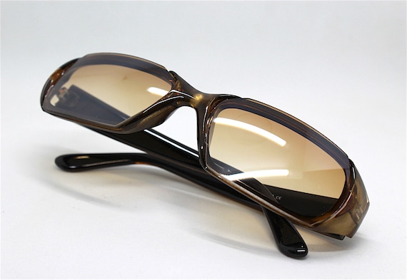 Sunglasses man woman vintage 90s retro Rectangula… - image 10