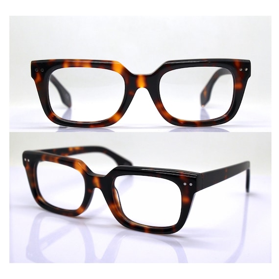 Classic rectangular eyewear optical frame tortois… - image 2