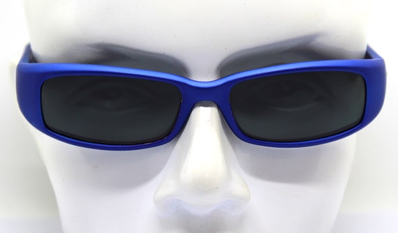 MADE IN ITALY small low rectangular sunglasses ma… - image 9