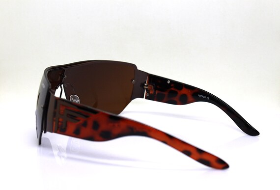 Mask wrap faceted rectangular square oversize sun… - image 7