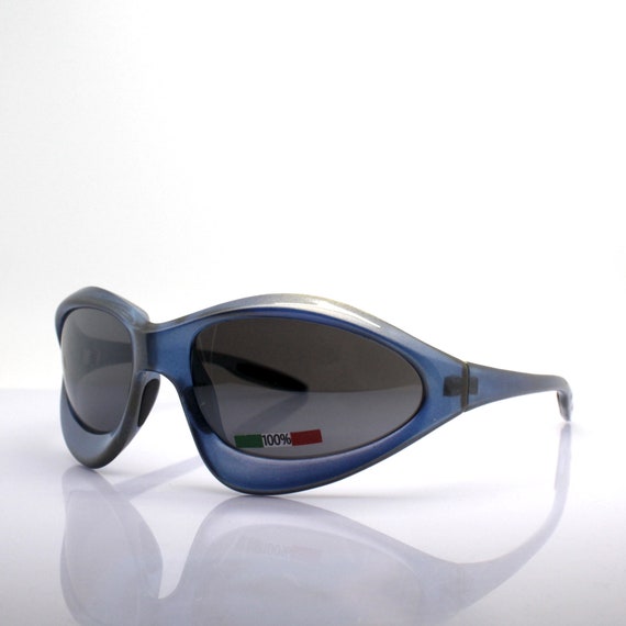 WRAP SUNGLASSES Woman Man Made in Italy, Sport Dynamic Oval  display picture 1