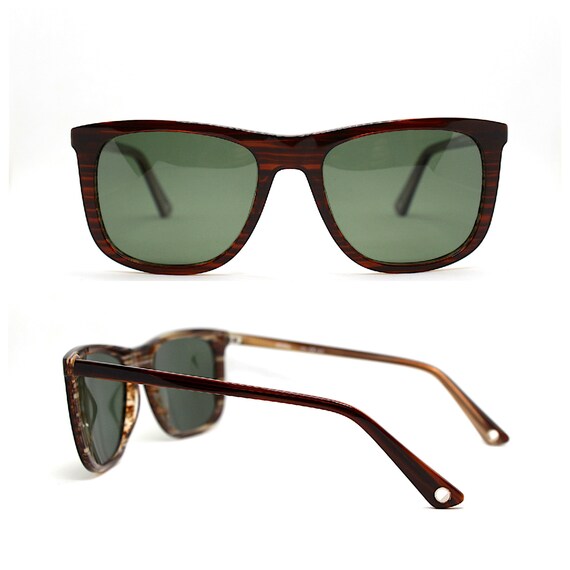 HENKO square rectangular classic sunglasses man t… - image 4