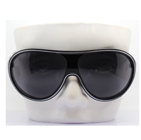Wrap oval dynamic Sunglasses man woman oversize b… - image 9