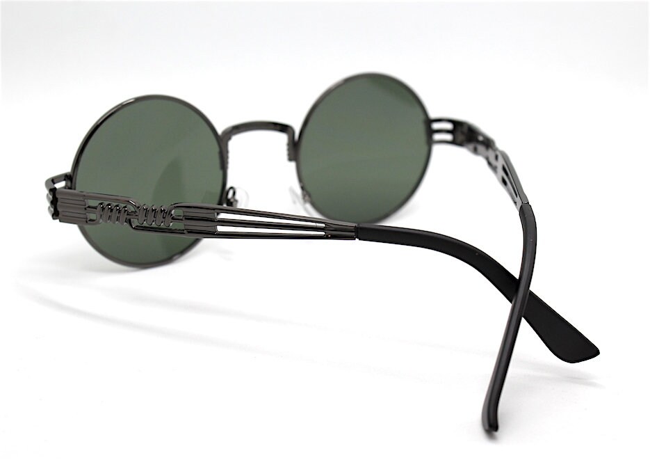 Occhiali da sole uomo donna rotondo bronzo lente marrone Round sunglasses bronze frame brown