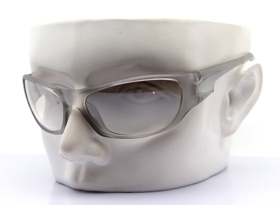 Wrap dynamic oval rectangular Y2k Sunglasses woma… - image 10