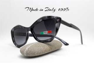 YAMEIZE Occhiali Da Sole Donna Retrò A Occhio Di Gatto Quadrato - Montatura Oversize Anni 80, UV400
