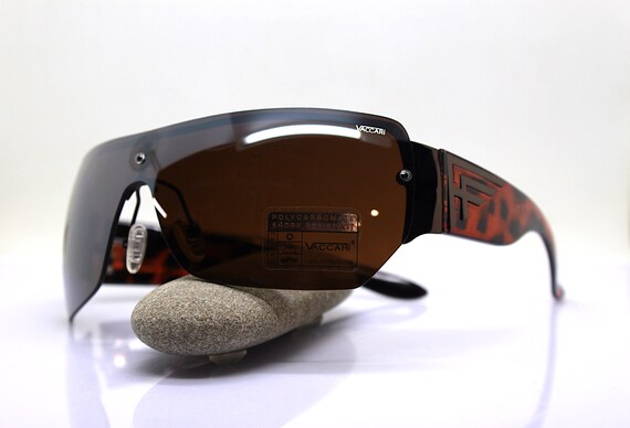 Mask wrap faceted rectangular square oversize sun… - image 8