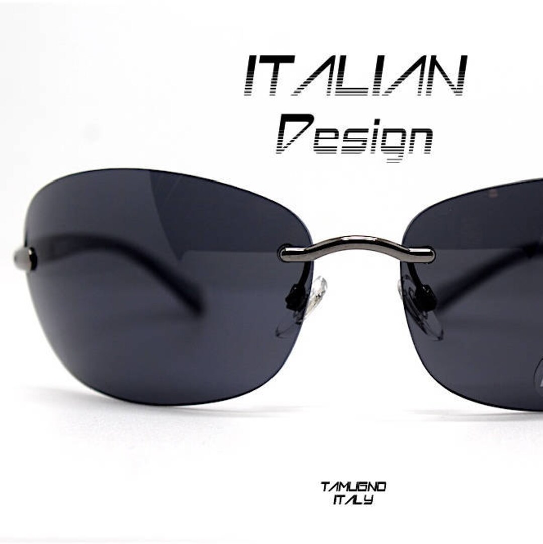 Lunettes De Soleil Enveloppantes Y2K Style œil De Chat - Grand Format, Sans Monture, Protection UV400