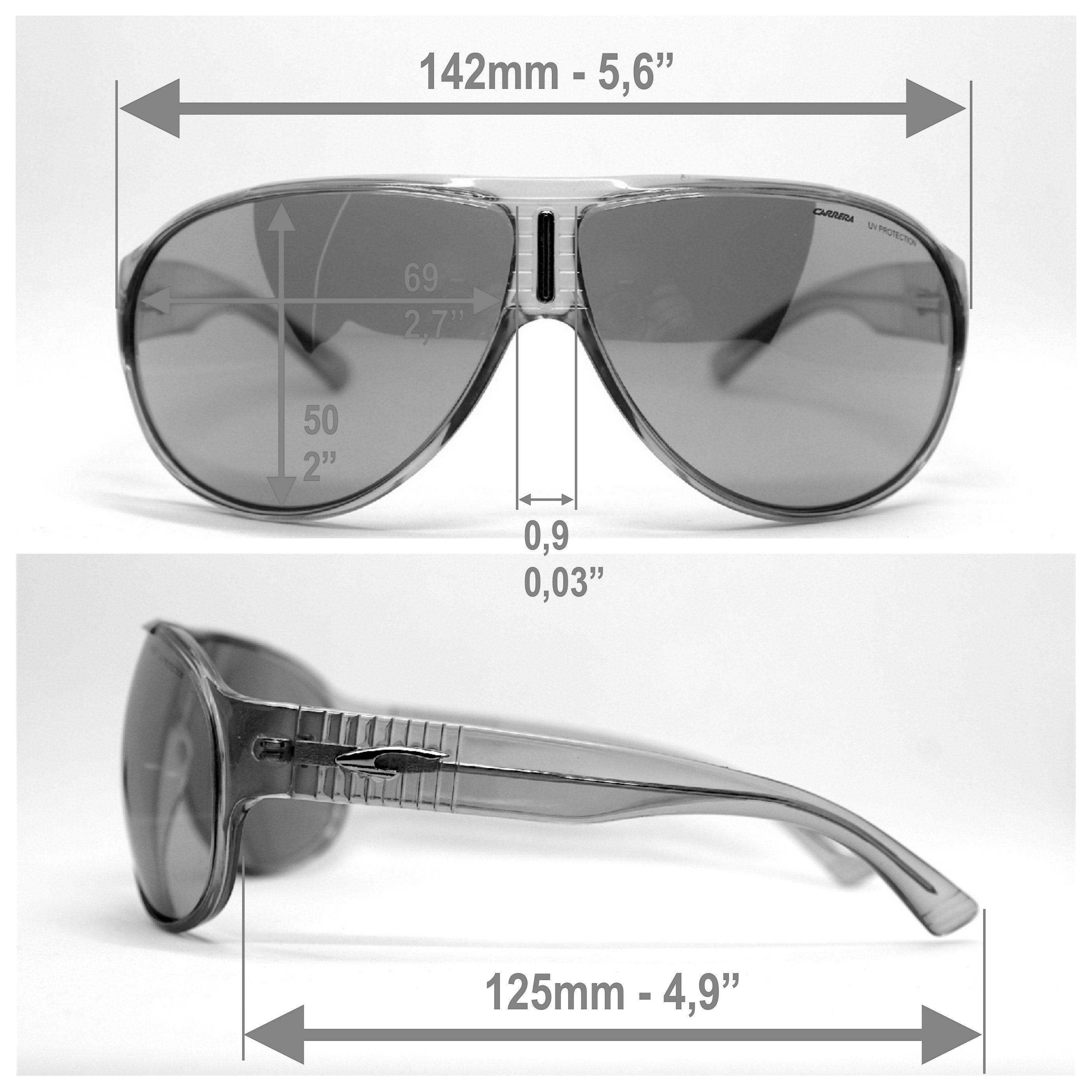 CARRERA Flag 13 Safilo Italy sunglasses man oval drop aviator pilot yellow  gold frame brown gradient lens Occhiali da sole uomo ovale goccia