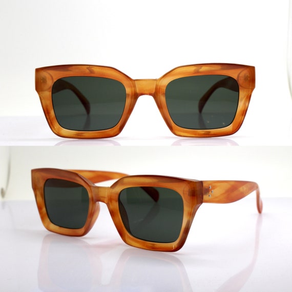 WOMEN'S SUNGLASSES Square butterfly rectangular a… - image 4