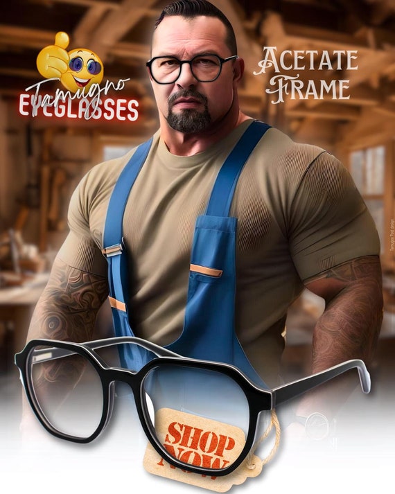 Optical frame square octagonal geometric prescrip… - image 10