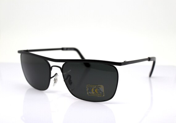 MADE IN ITALY classic rectangular sunglasses man … - image 6