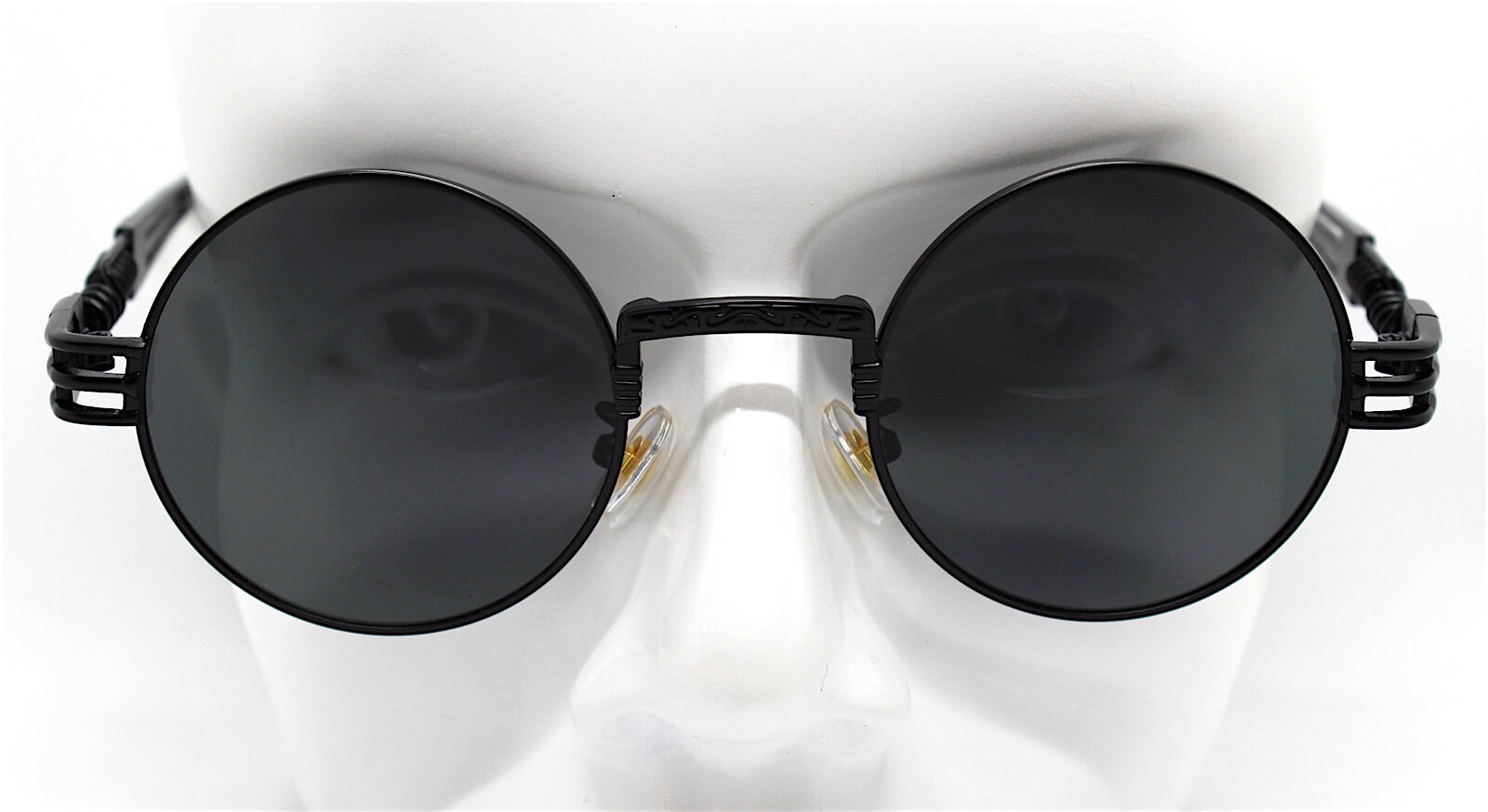 Oro Steampunk Occhiali da Sole Con Pieghevole Lato