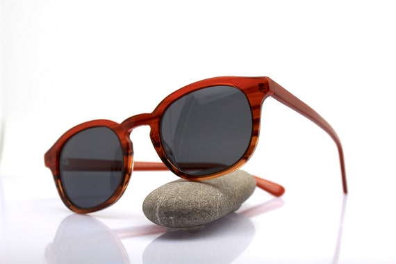 Sunglasses man woman classic oval style tone-on-t… - image 7