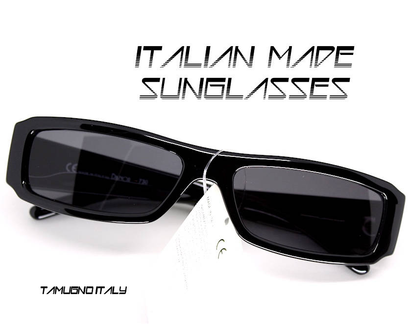Lunettes De Soleil Homme/femme Nouvelle Vague - Made In Italy - Plastique, Lentilles Marron, UV400