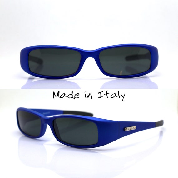 MADE IN ITALY small low rectangular sunglasses ma… - image 3