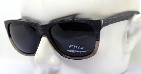 HENKO square rectangular classic sunglasses man b… - image 10