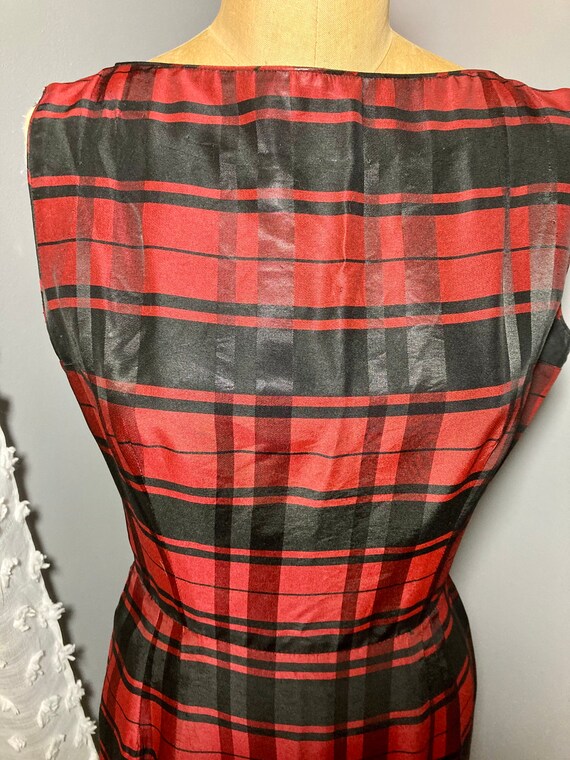 Vintage 1960s Plaid Jonathan Logan  Wiggle Dress … - image 2