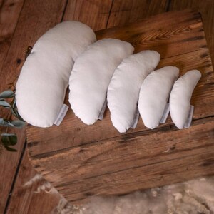 Set of 5 Positioning Pillows (filled) for Newborn Photography Posing Props