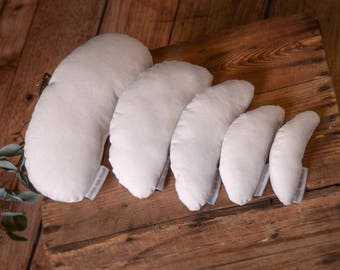 Set of 5 Positioning Pillows (filled) for Newborn Photography Posing Props