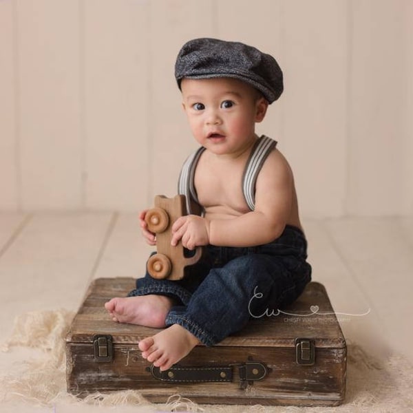 Rustic Suitcase, Newborn Photography Prop - Ready to Ship