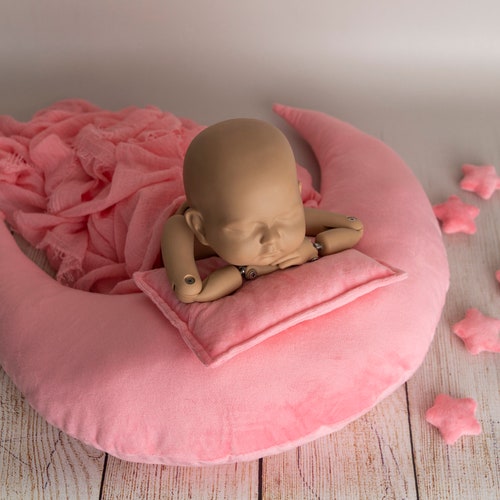 Moon Pillow Set Ivory Posing Aid for Newborn Photography Etsy