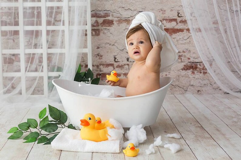 Footed Vintage Bathtub Newborn Photography Prop Ready to Etsy