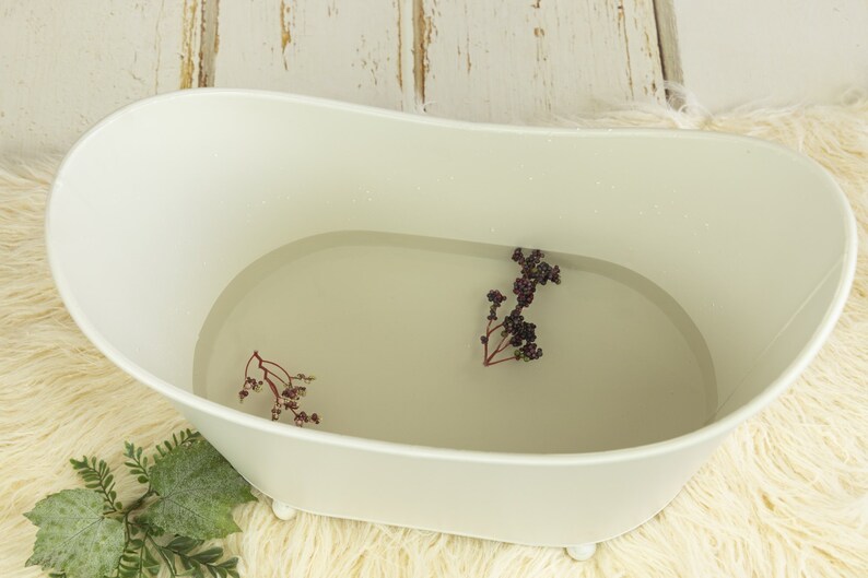 Footed Vintage Bathtub Newborn Photography Prop Ready to Etsy