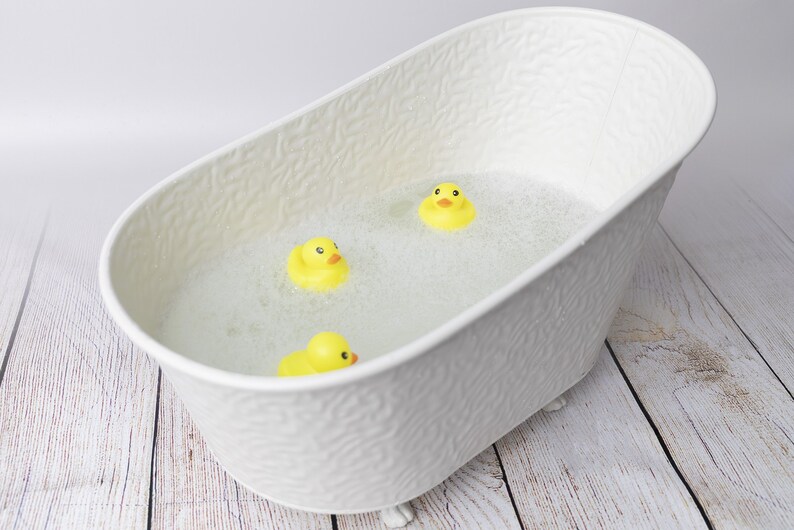 Footed Vintage Bathtub Bumpy Textured White Model 2 Etsy