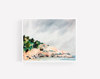 Singing Beach, Manchester by the Sea, Coastal Landscape Print, Beach Art Print, Beach Decor, Coastal Farmhouse, Eagle Head, Cape Ann