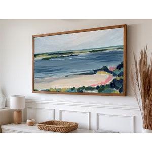 Coastal Landscape Painting for Samsung Frame TV (Digital Download)