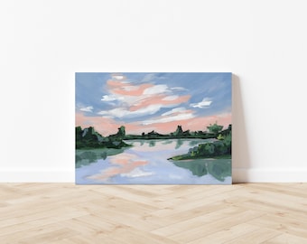 Fox Creek on Gallery Wrap Canvas