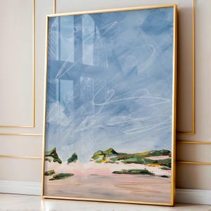 Beach Dunes Art Print, Abstract Landscape, Coastal Landscape, Modern Coastal Art, Massachusetts Art, Beach House Decor, Cape Cod Art