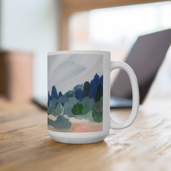 Chatham Mug, Cape Cod Mug, Path to Monomoy, Ceramic Coffee Mug, Cape Cod Gift, Coastal Kitchenware, Beach House Mug