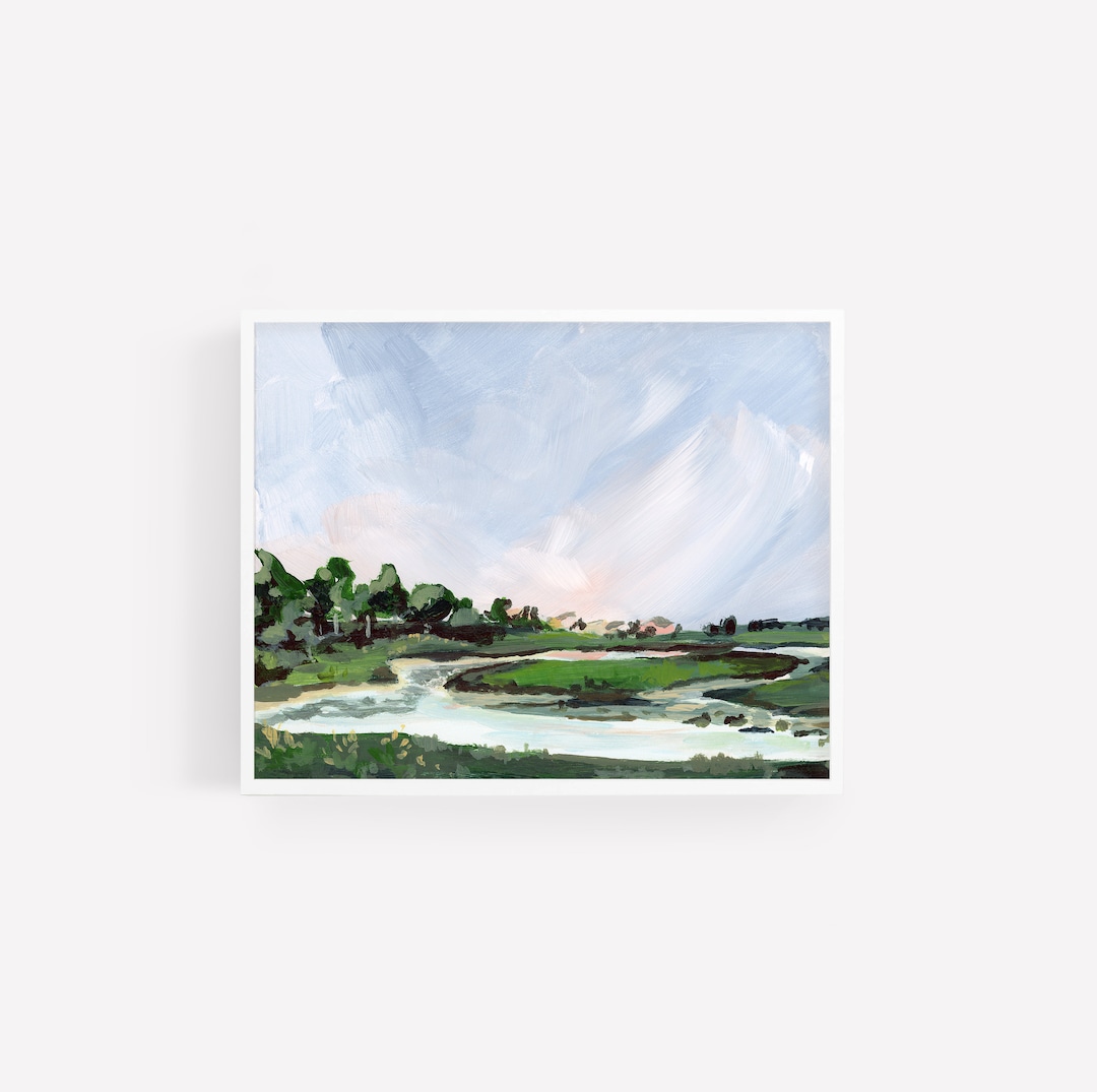 Marginal Way Painting, Coastal Maine Art Print, Landscape Painting