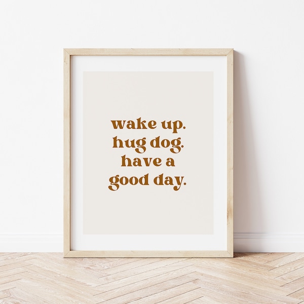 Dog Mom Print, Dog Mom Gift, Dog Mom Christmas Gift, Trendy Gift for Dog Lovers, Boho Printable, Funny Dog Gift, Dog Wall Art Printable