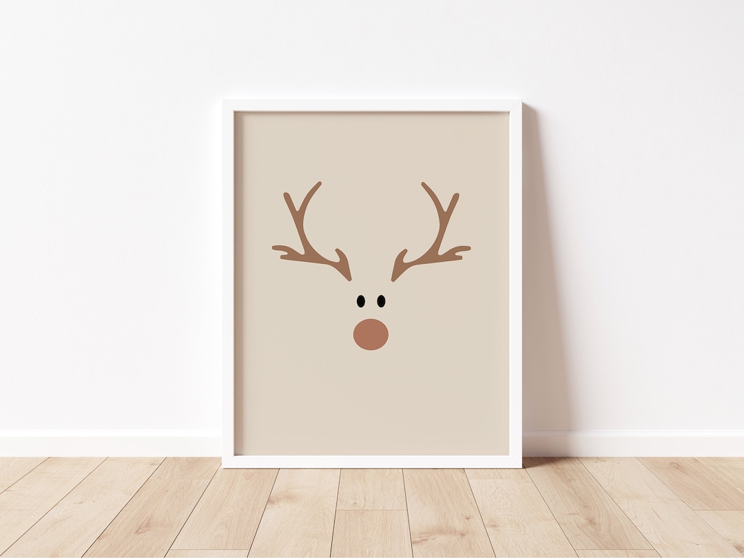 Weihnachtspullover Damen Merry Christmas | Rentier Druck Baumwolle Xmas Sweater