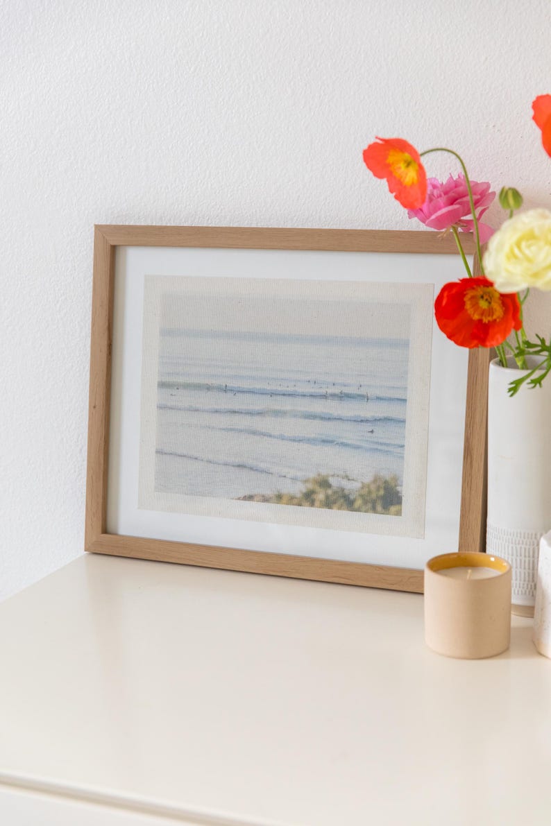 Fine Art Surf Photography Print, California Coast Photography, California Beach Wall Art, Surf Wall Art, Sunset Cliffs San Diego Print zdjęcie 3