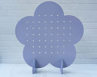 Flower Pegboard SVG File: Craft Fair Jewelry Display (Digital Download)