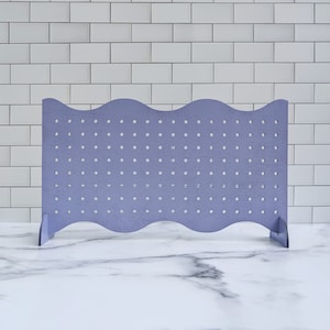 Wavy Peg Board Display SVG File: Laser Cut Craft Fair Display (Digital Download)