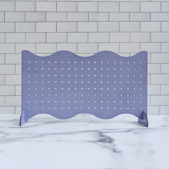 Wavy Peg Board Display SVG File: Laser Cut Craft Fair Display (Digital Download)