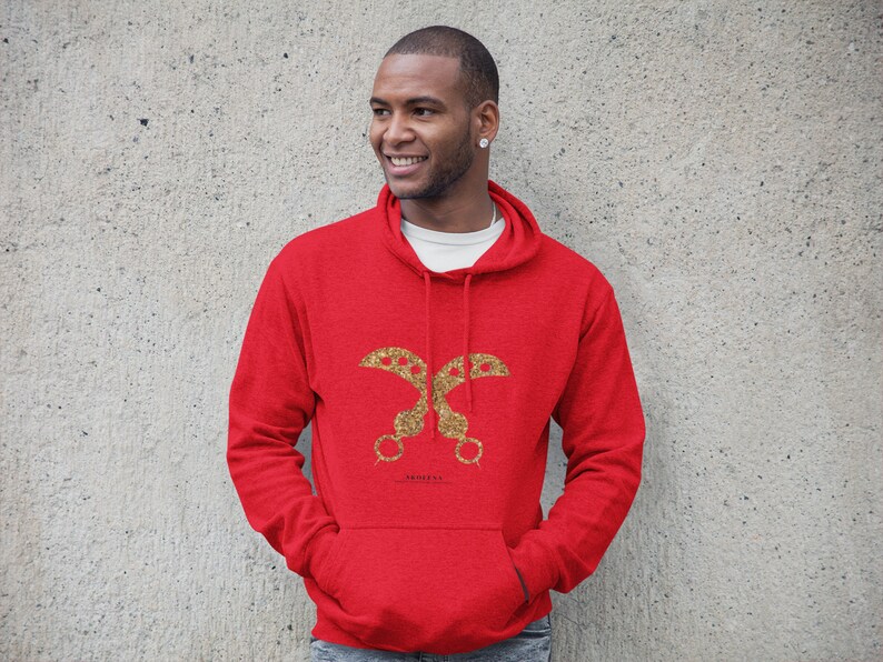 Adinkra Hoodie African History Roots Hooded Sweatshirt Etsy