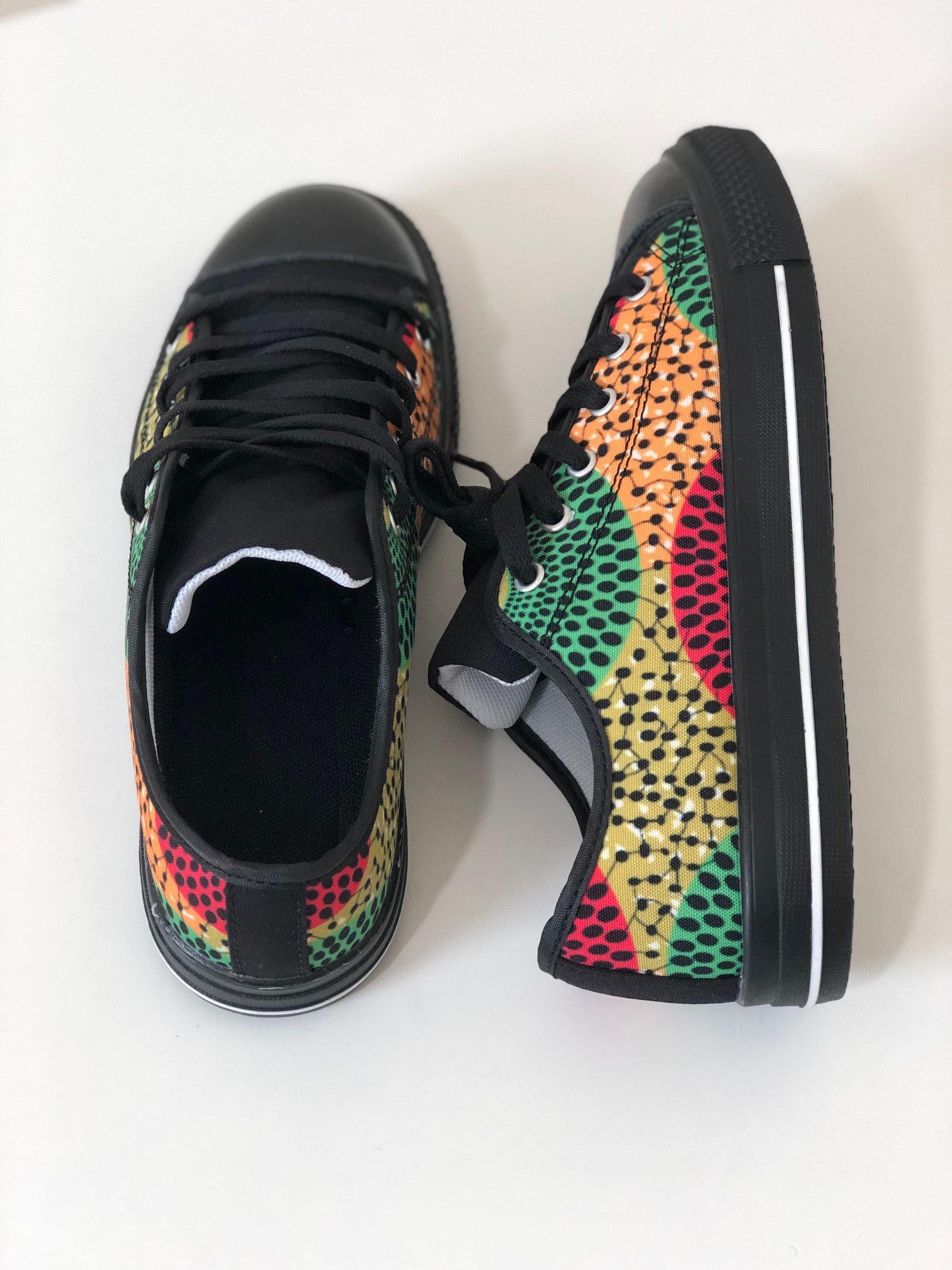 FZ Unisex African Print Sneakers main image 1