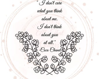 Coco Chanel Cut File Etsy Coco Chanel Cut File Etsy