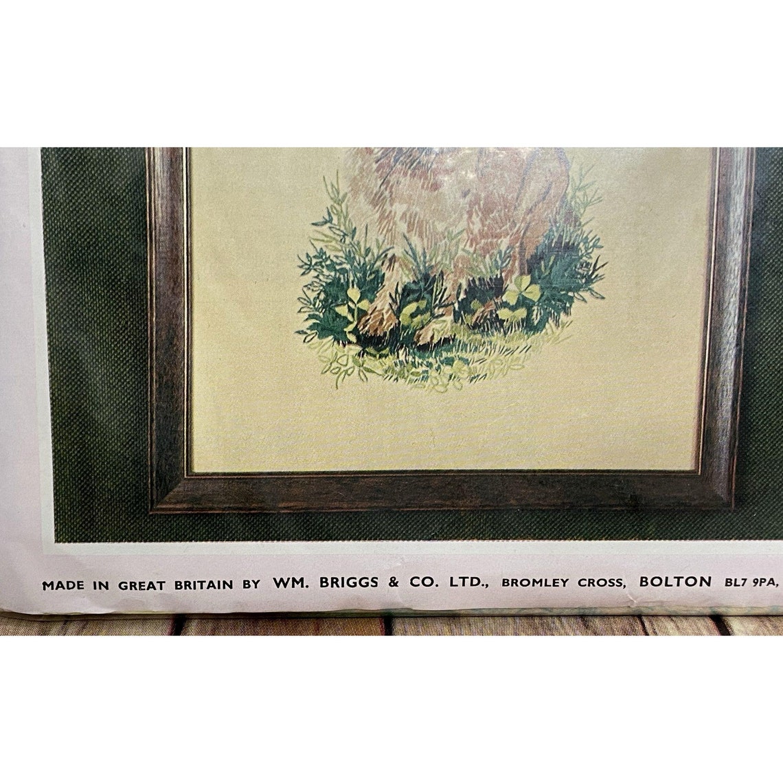 Vintage Penelope Needlework Kit Brown Hare 16x20 Wm. Briggs & Etsy