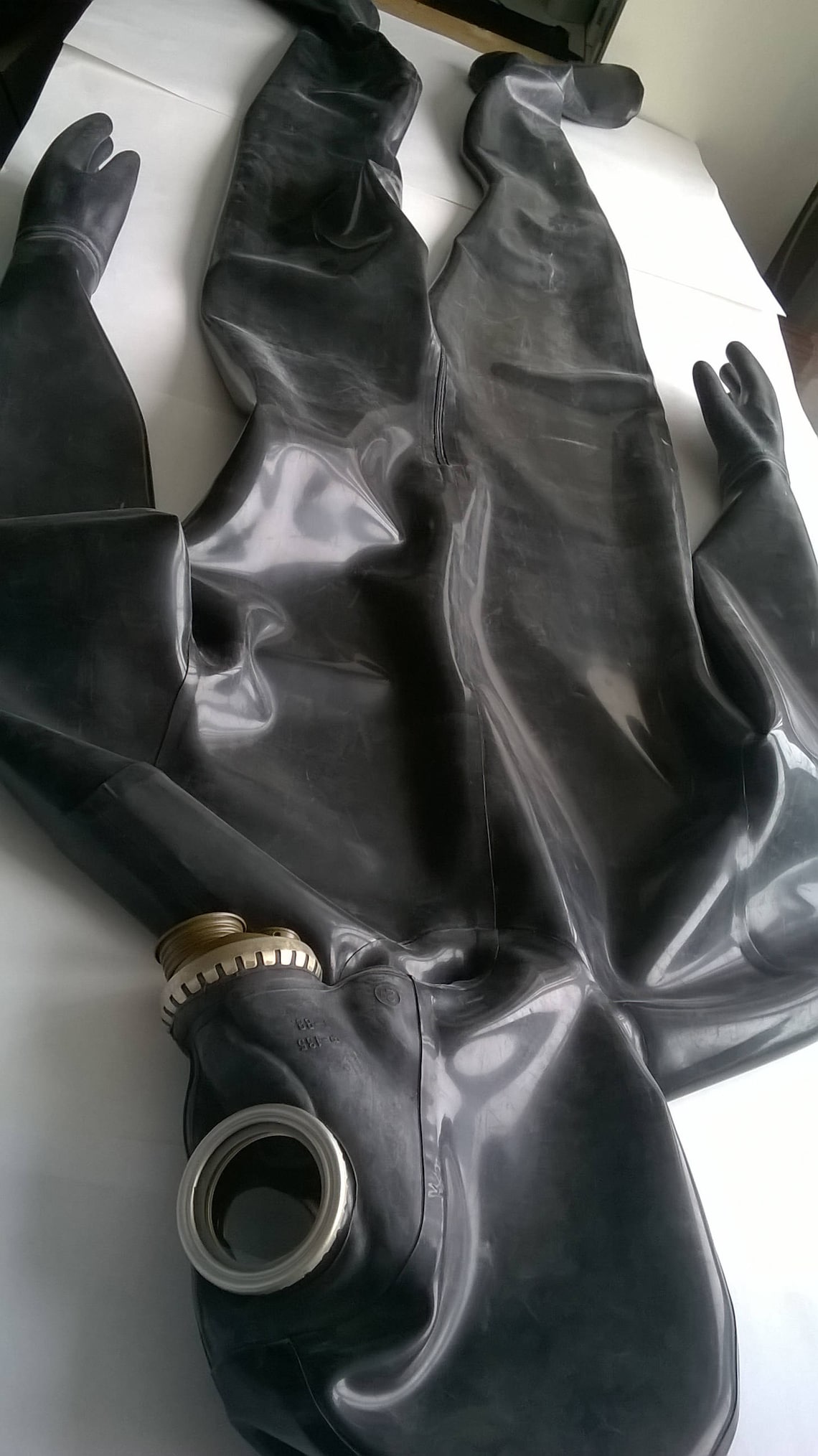 Heavy latex rubber suit overall 0.8 mm Etsy