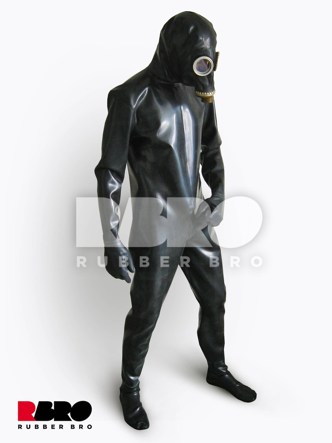 Heavy latex rubber suit overall 0.8 mm Etsy