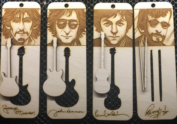Bookmark - PERSONALIZED Electric Guitar - birch wood Bookmark - PERSONALIZED Electric Guitar - birch wood