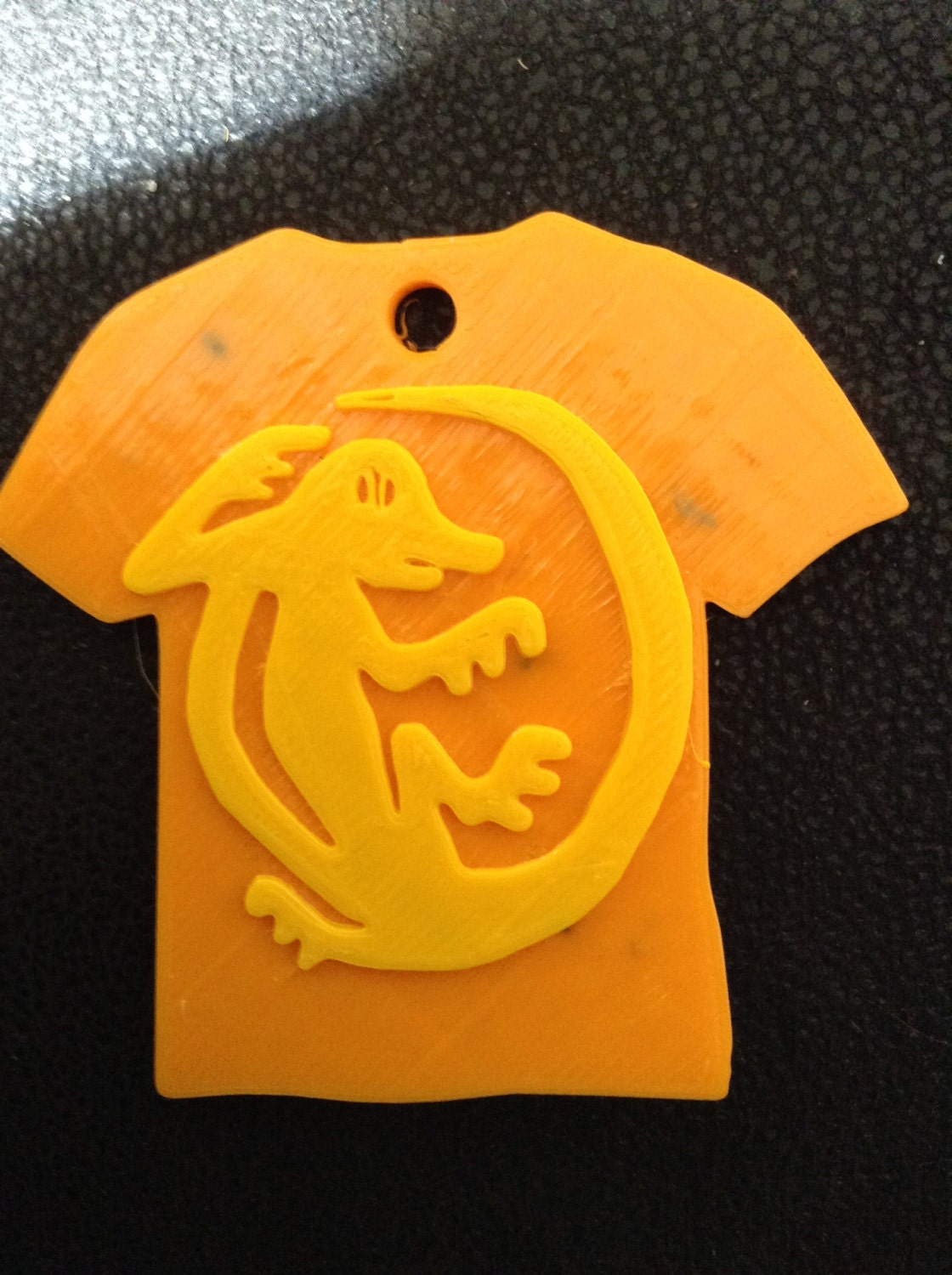Orange Iguanas Key Chain & Lanyard 3D Printed Legends of the Hidden Temple 90's Nickelodeon Fan Art